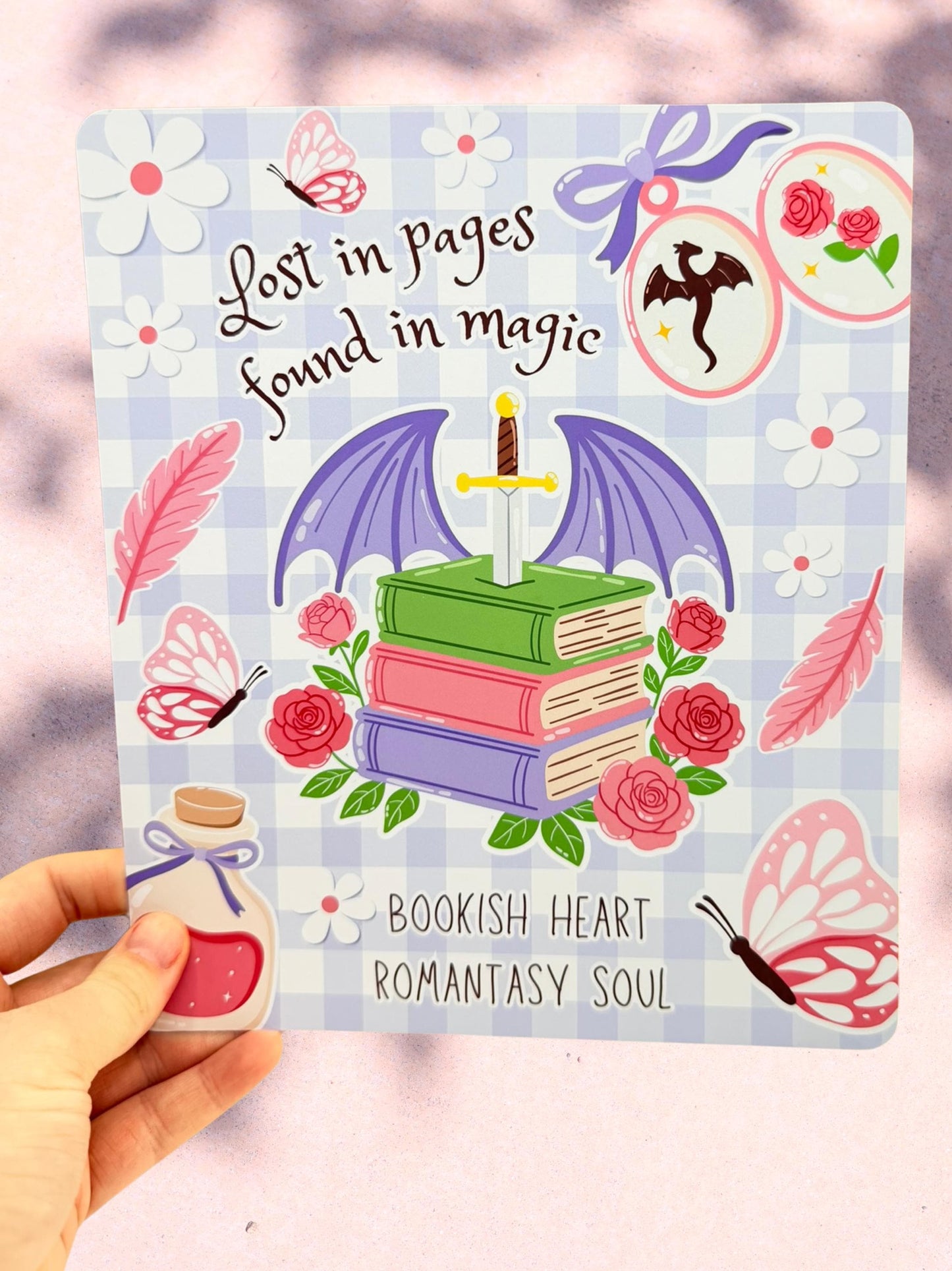 Romantasy Kindle Insert | Fantasy Kindle Case Insert