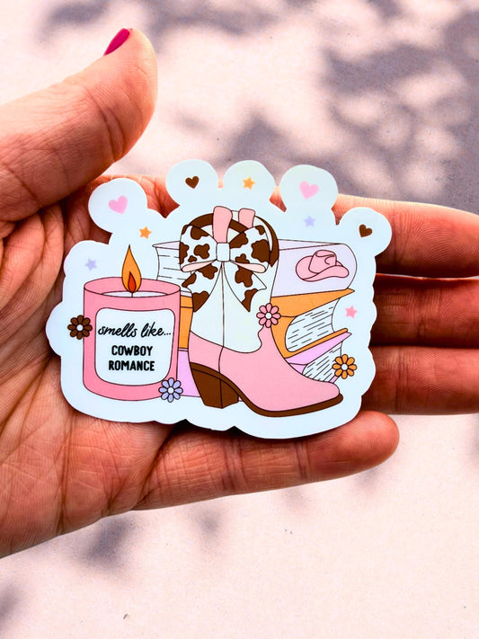 Cowboy Romance BookTok Sticker | Western Romance Reader Sticker