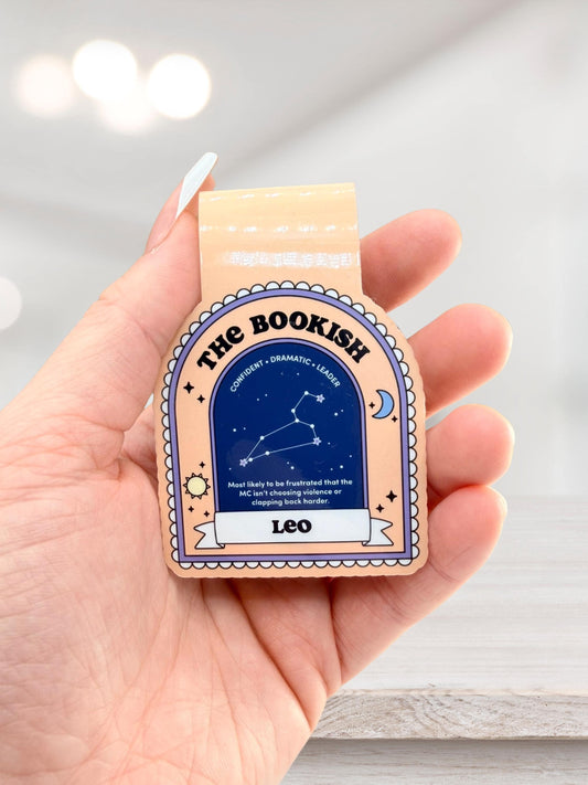 Leo Zodiac Magnetic Bookmark | Astrology Reader Bookmark