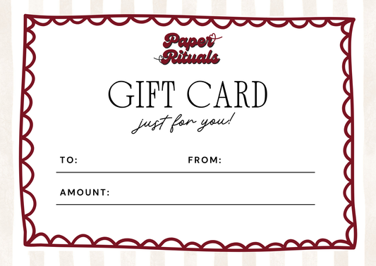 Paper Rituals Gift Card