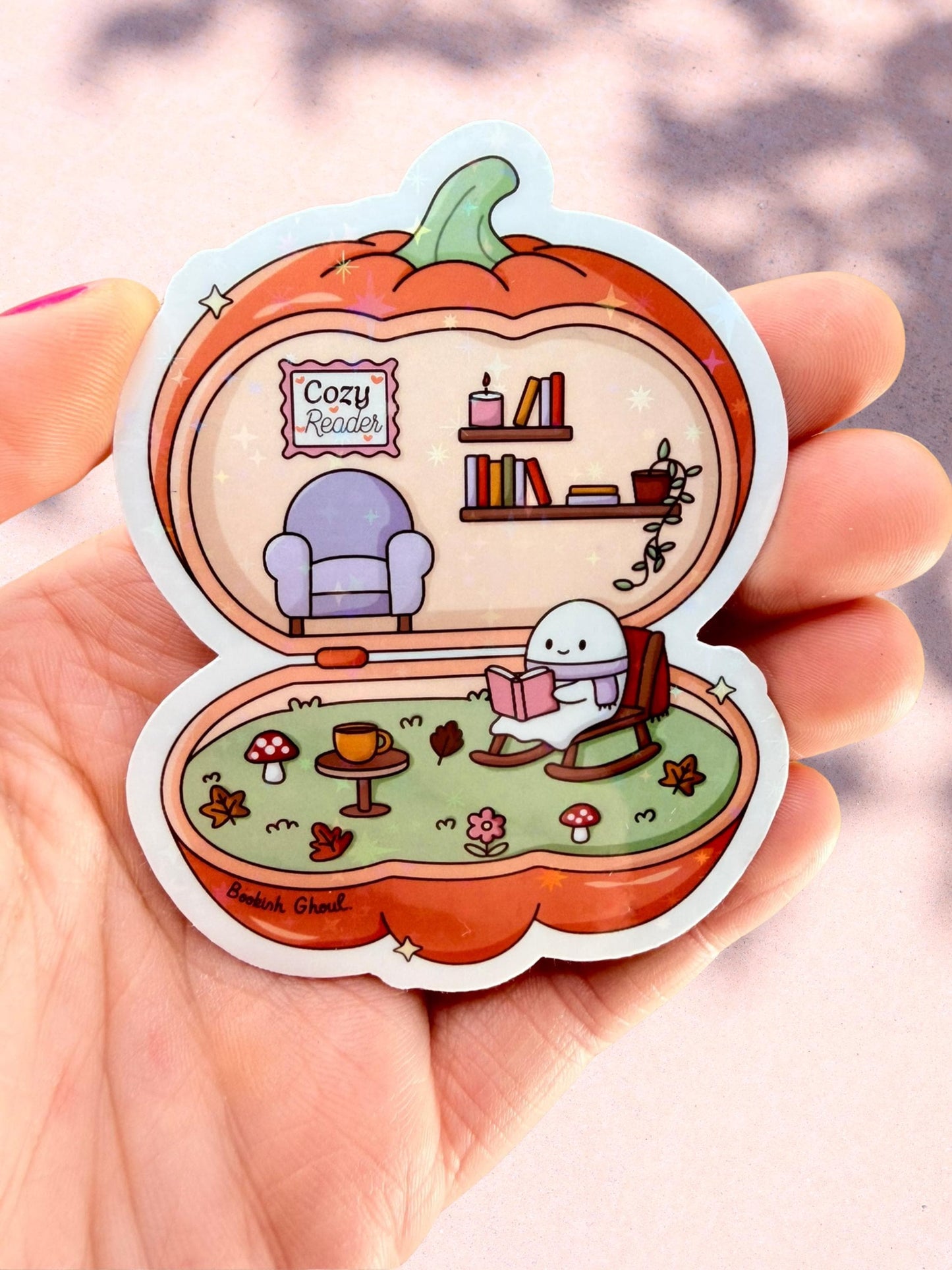 Pumpkin House Sticker | Pumpkin Cottage Sticker