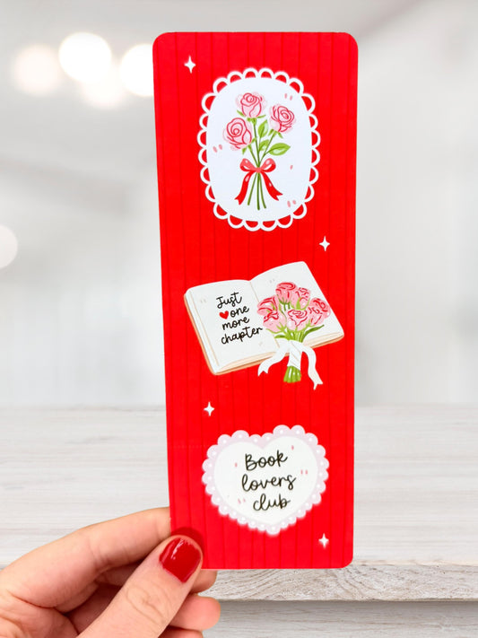 Book Lovers Club Bookmark | Just One More Chapter Bookmark