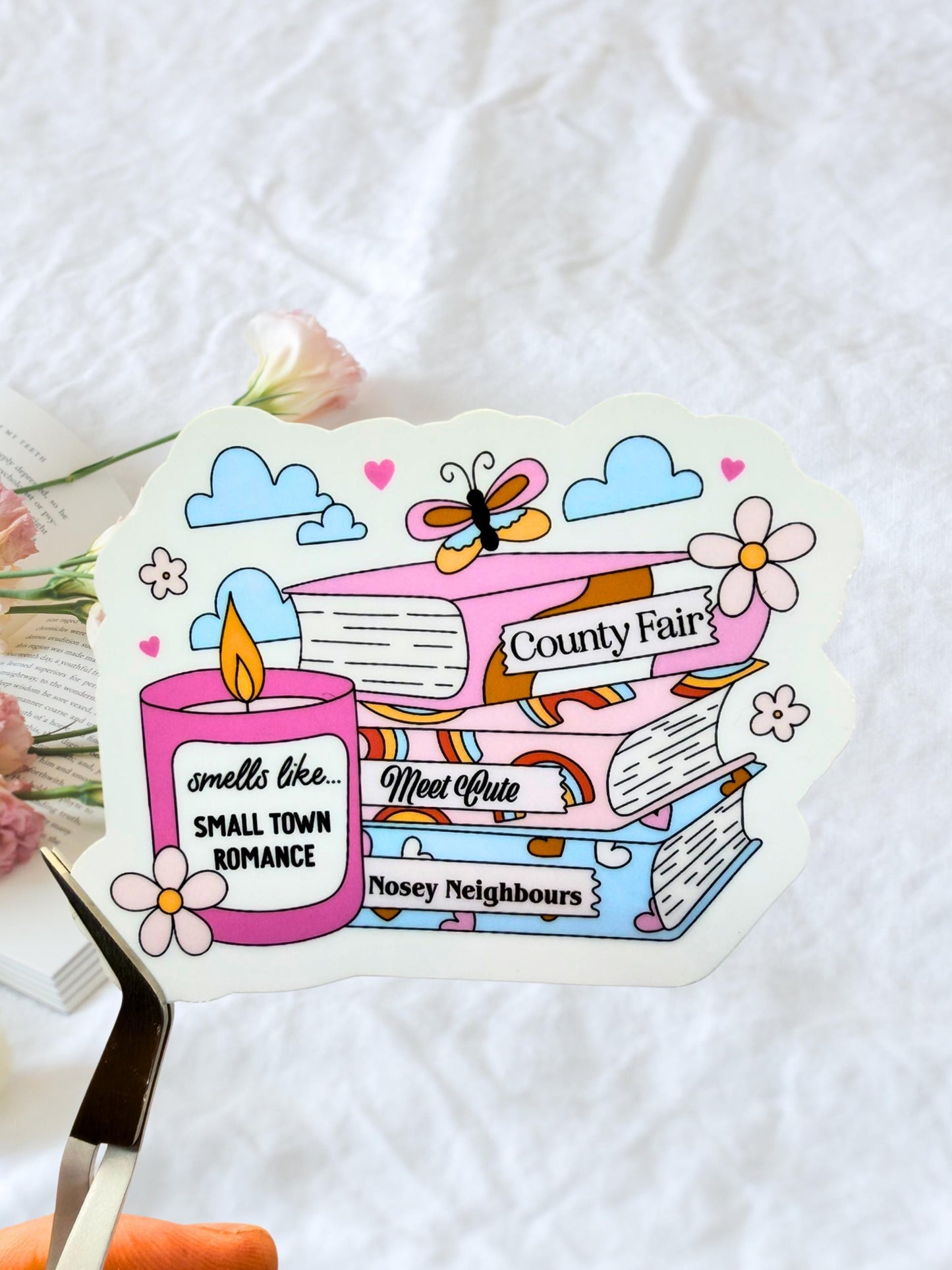 Small Town Romance Sticker | Cosy Romance Trope Sticker