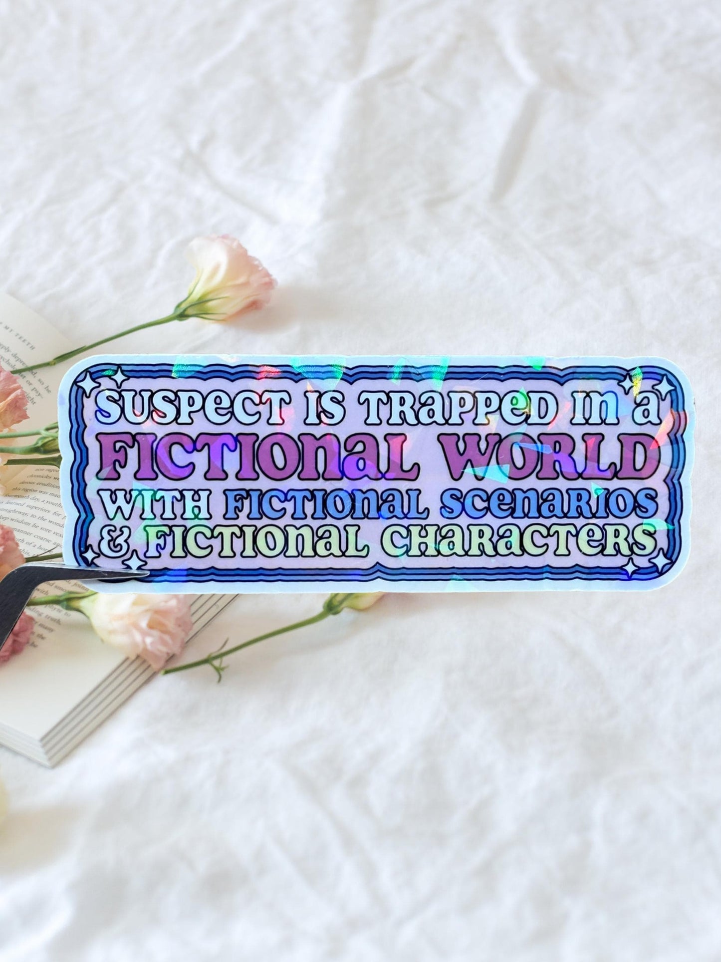 Fictional World Sticker | Bookish Vinyl Sticker