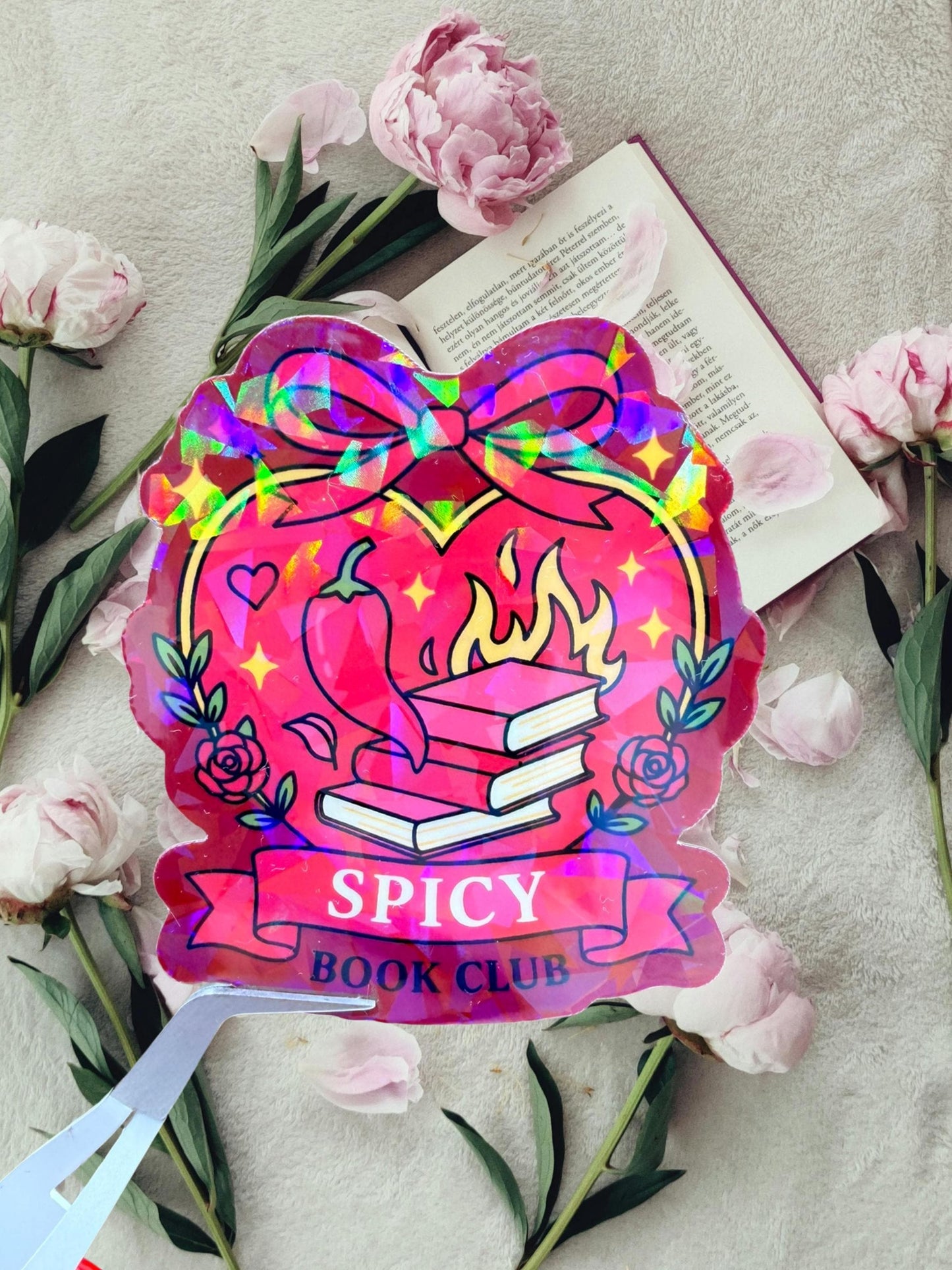 Spicy Book Club Sticker | Smut Reader Sticker