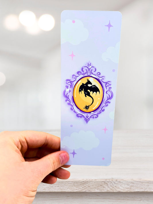 Dragon Cameo Bookmark | Fantasy Romance Bookmark