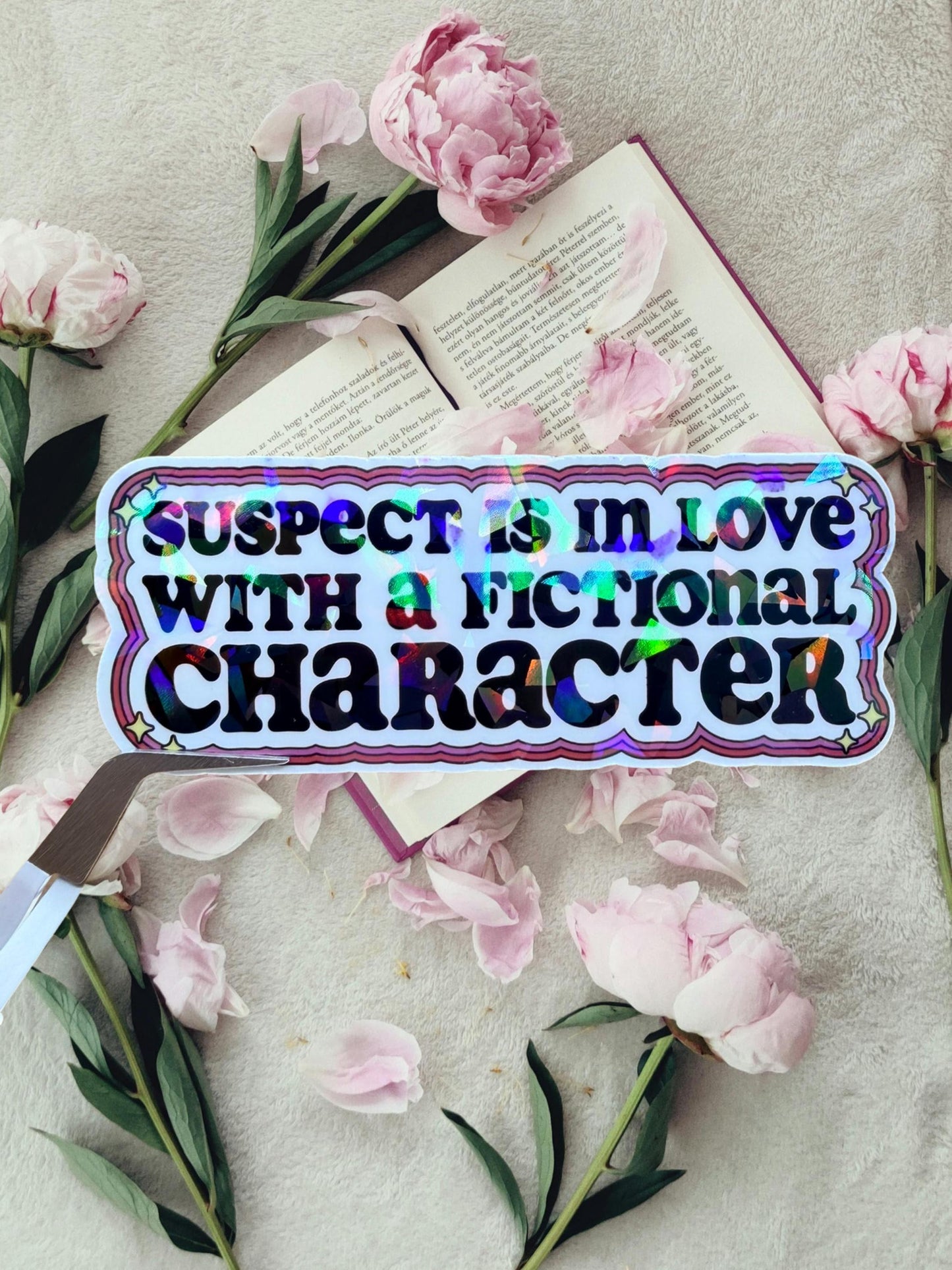 Fictional Character Sticker | Bookish Humour Sticker