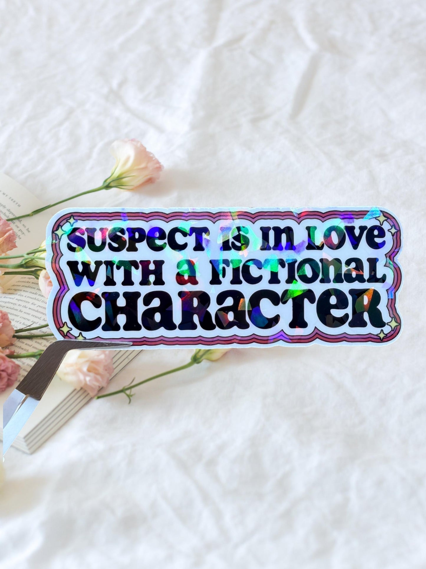 Fictional Character Sticker | Bookish Humour Sticker