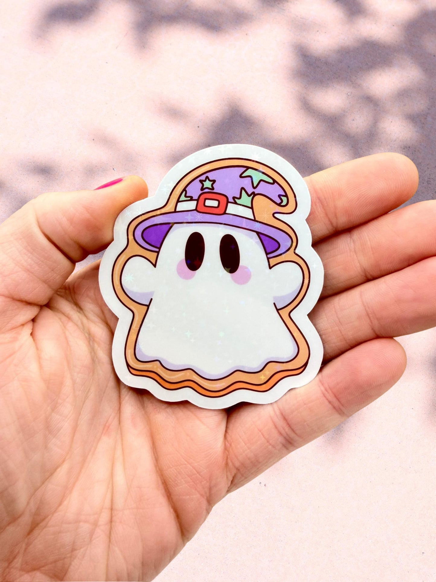Ghost Witch Hat Sticker | Cute Ghost Sticker