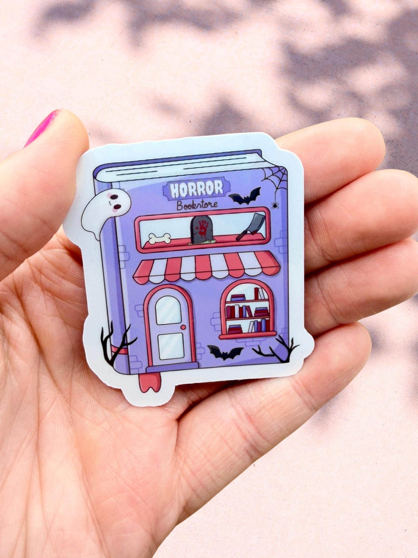 Horror bookstore sticker | Bookish Sticker