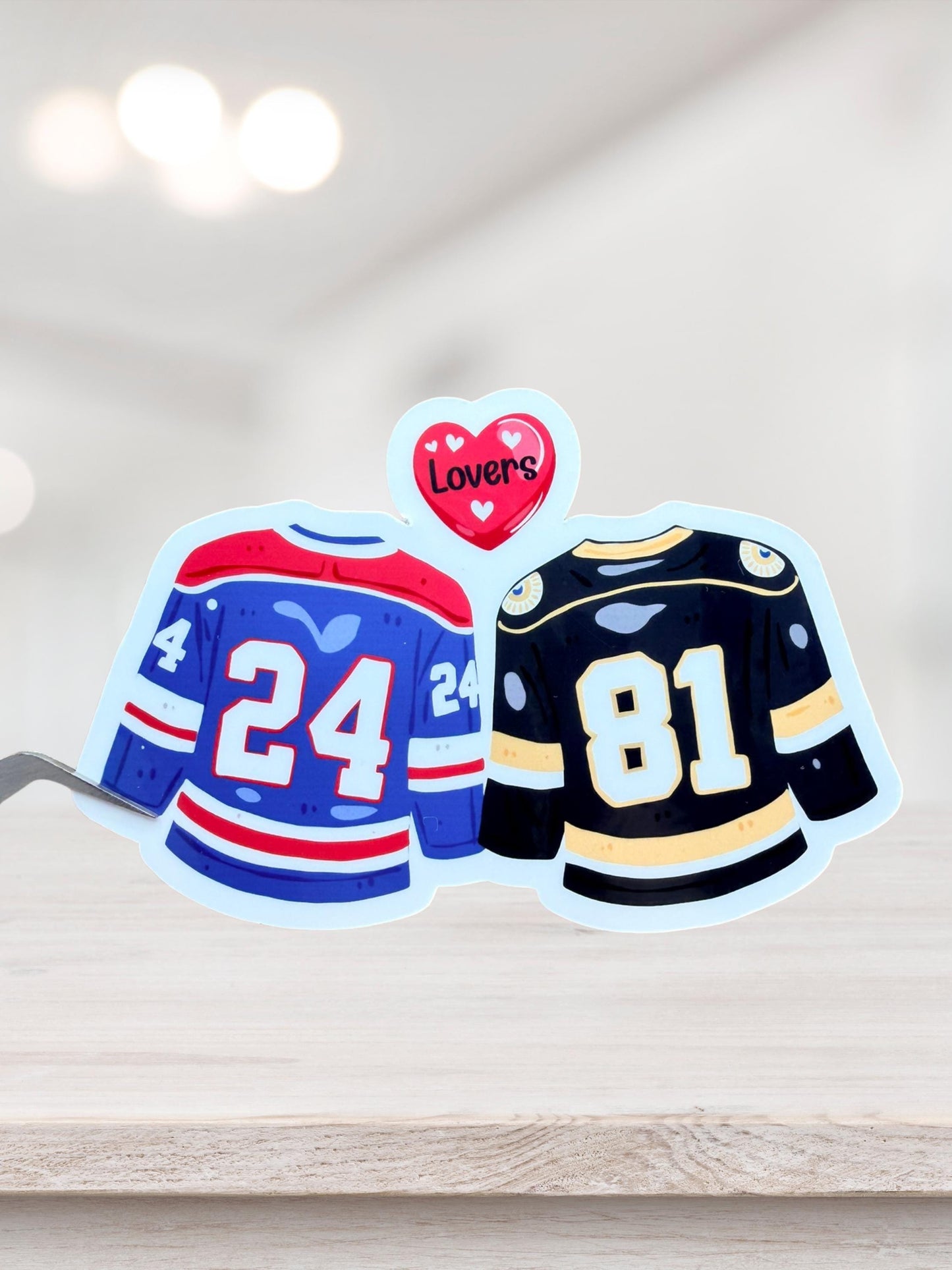 Heated Rivalry Jerseys Sticker | Hockey Romance Sticker