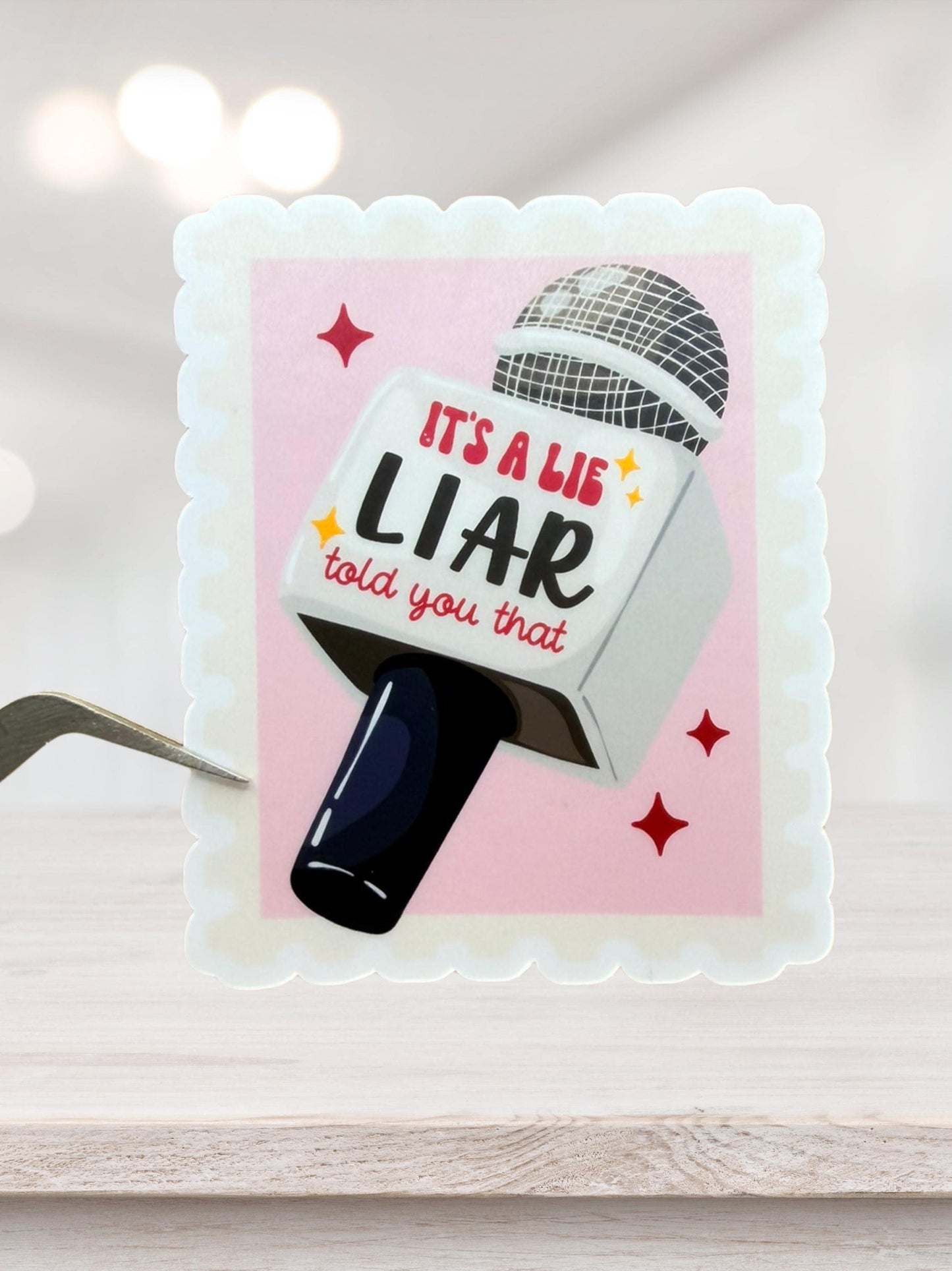 Heated Rivalry Microphone Sticker | Hockey Romance Sticker
