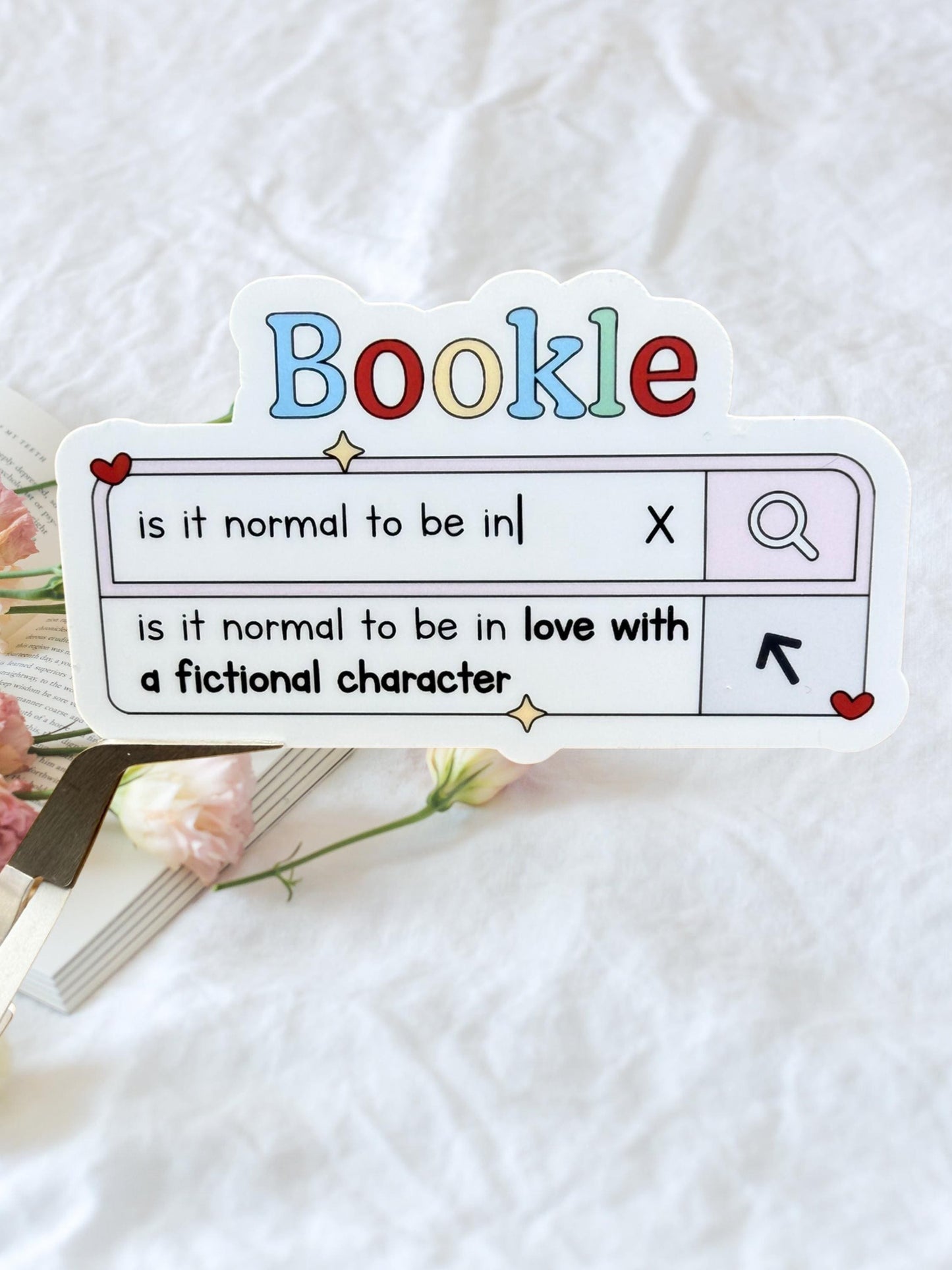 Book Lover Quote Sticker | Fictional Character Quote Sticker