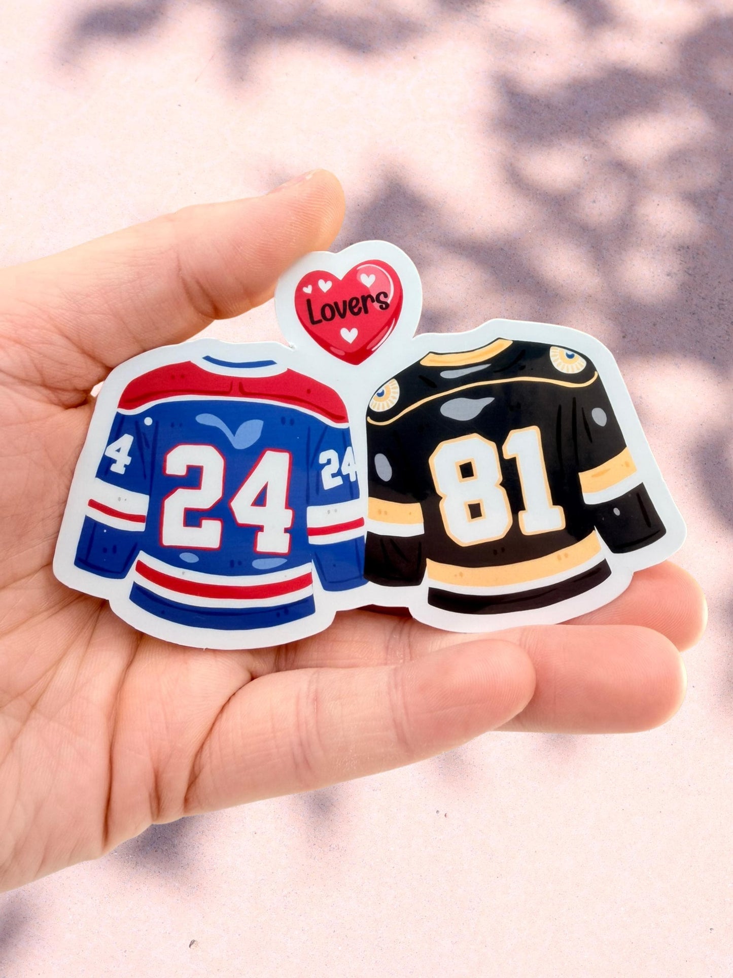 Heated Rivalry Jerseys Sticker | Hockey Romance Sticker