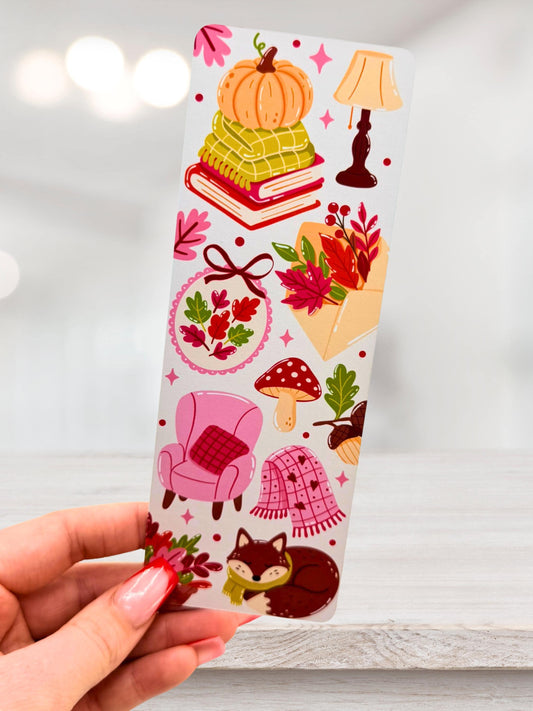Autumn Bookmark | Cosy Fall Bookmark