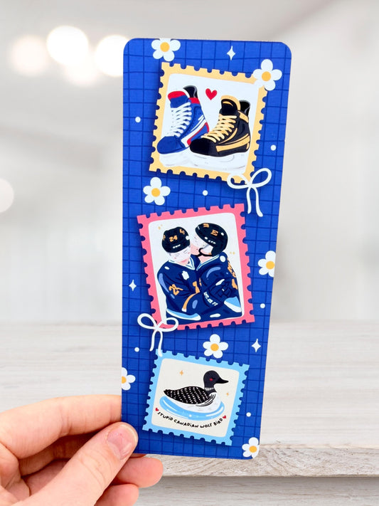 Heated Rivalry Bookmark | Hockey Romance Bookmark