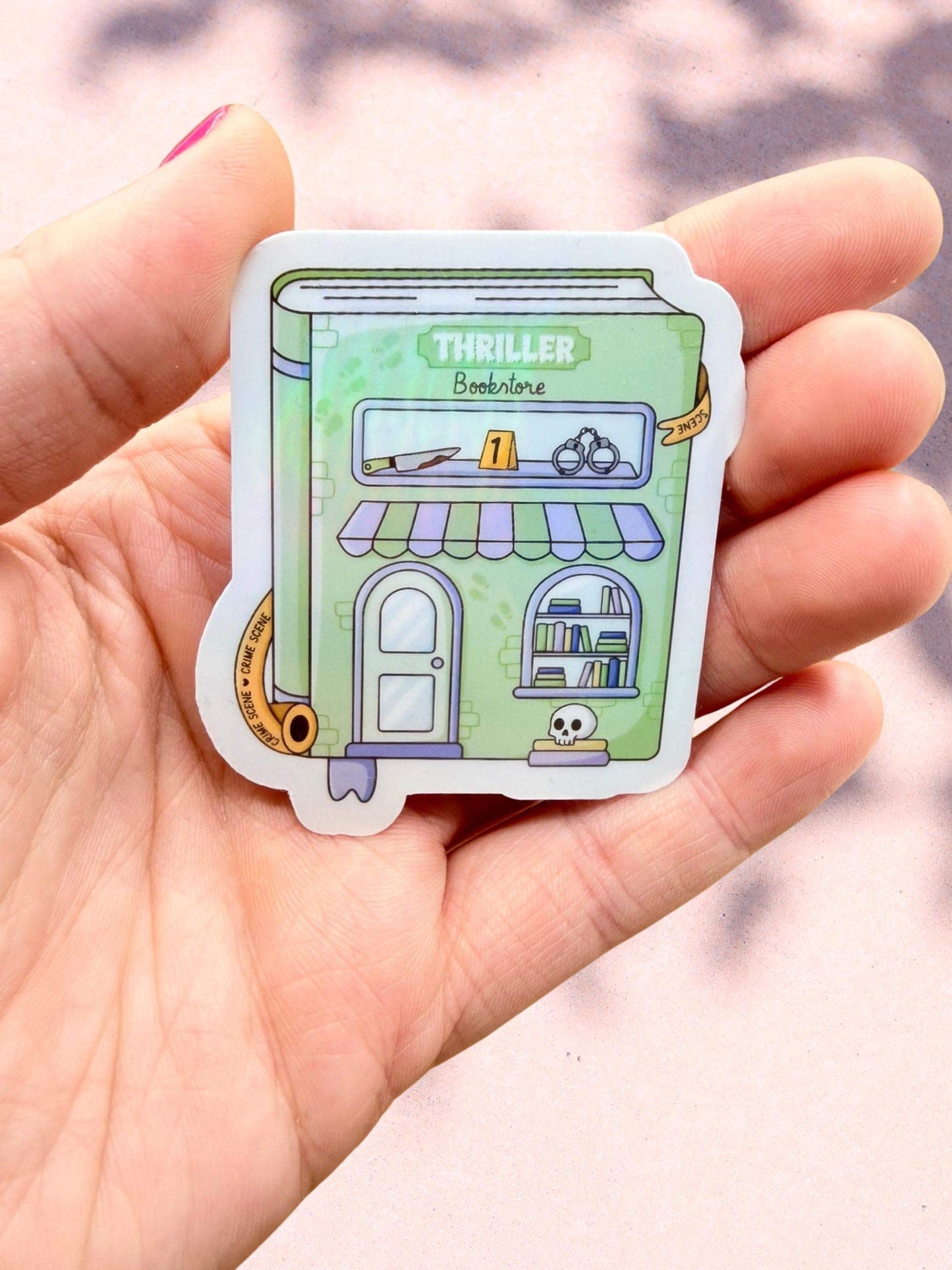 Thriller Bookstore Sticker | Crime Mystery Sticker