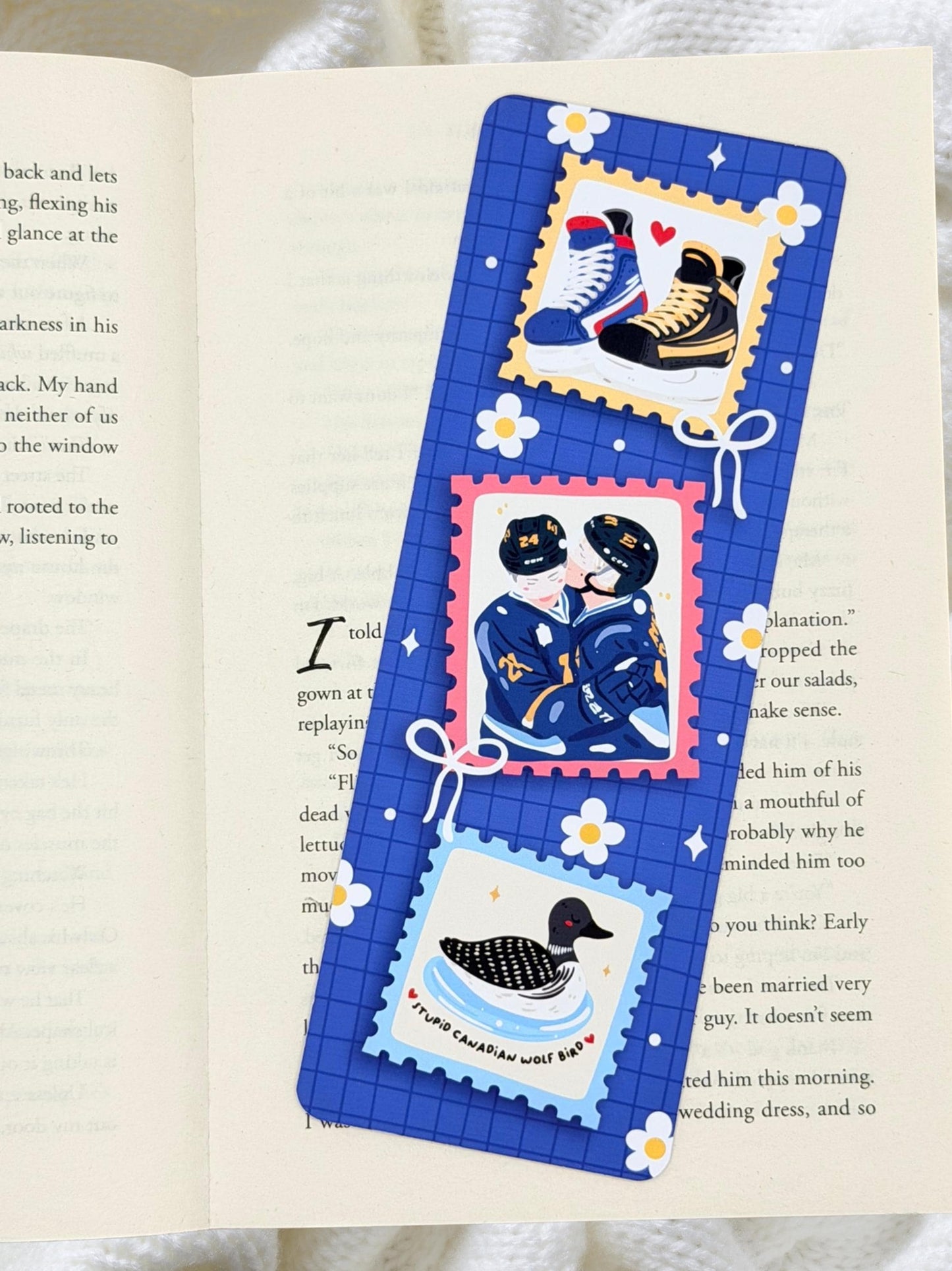 Heated Rivalry Bookmark | Hockey Romance Bookmark