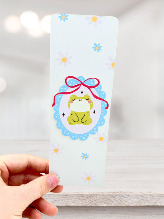 Frog Cameo Bookmark | Cute Kawaii Frog Bookmark