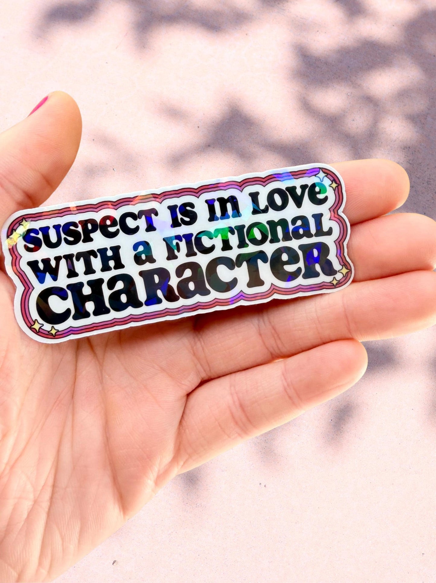 Fictional Character Sticker | Bookish Humour Sticker