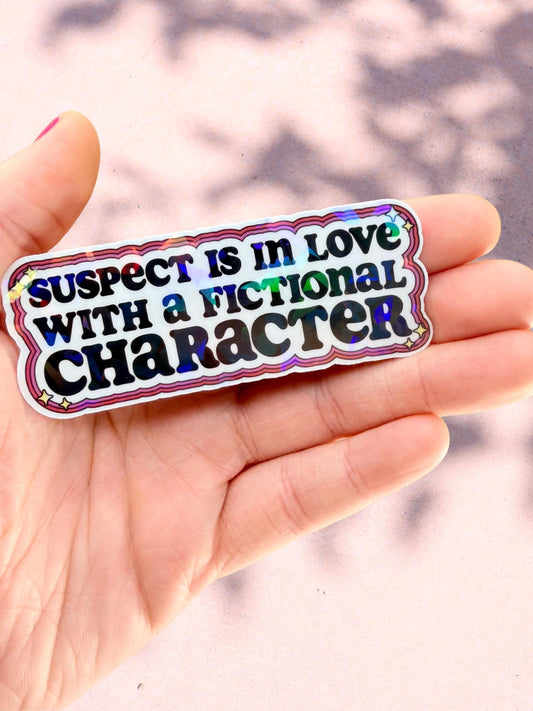 Fictional Character Sticker, Bookish Humor Sticker, Romance Reader Sticker, Funny Reader Sticker, Kindle Sticker, Reader Gift