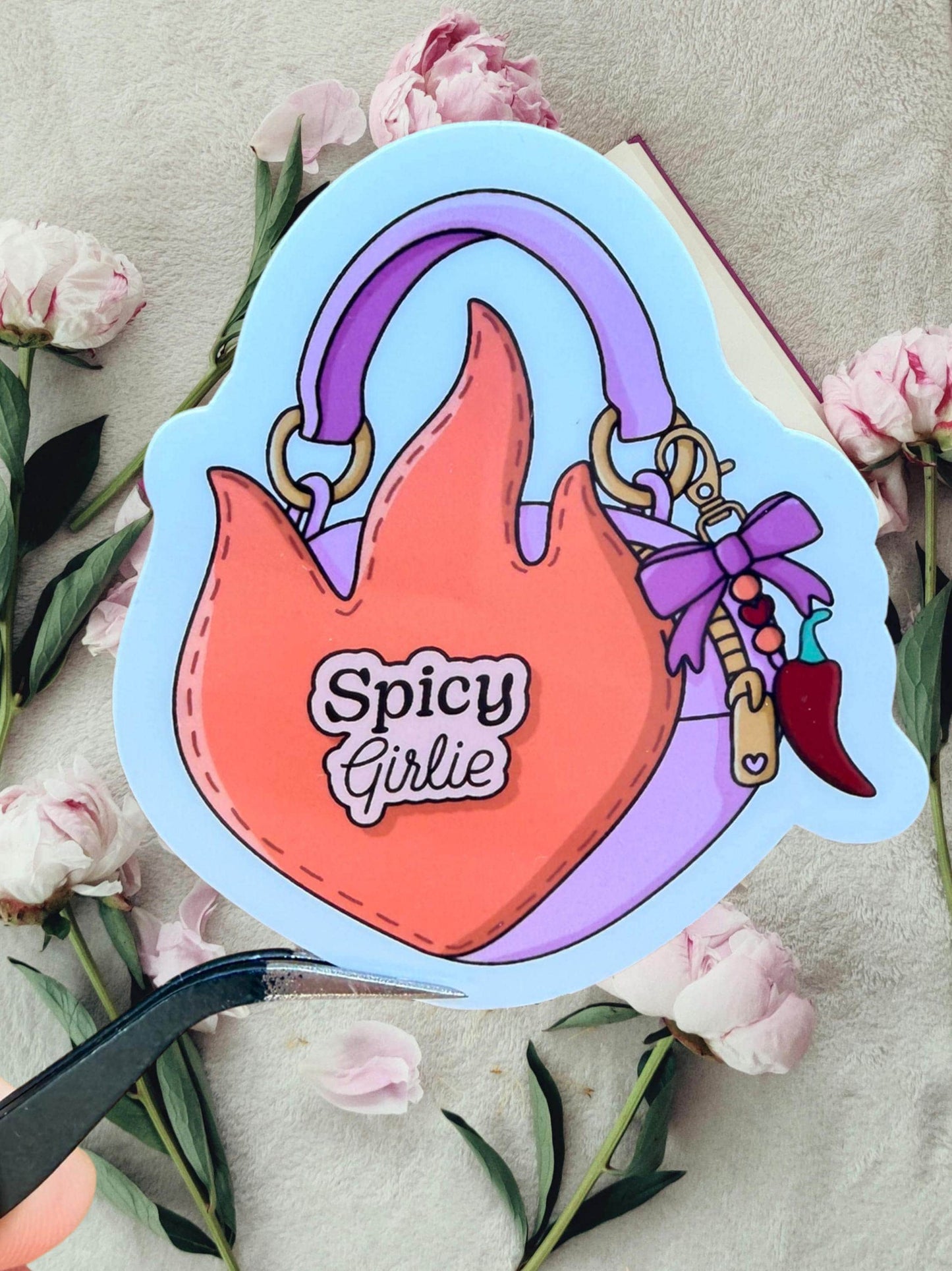 Spicy Girlie Sticker | Smut Reader Sticker