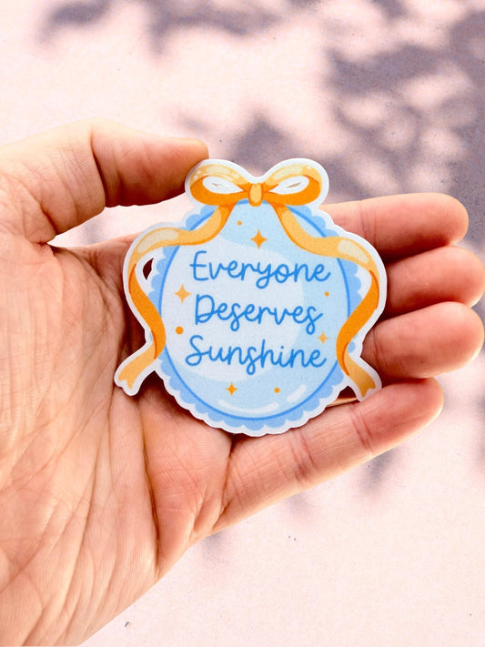 Everyone Deserves Sunshine Sticker | Heated Rivalry Inspired