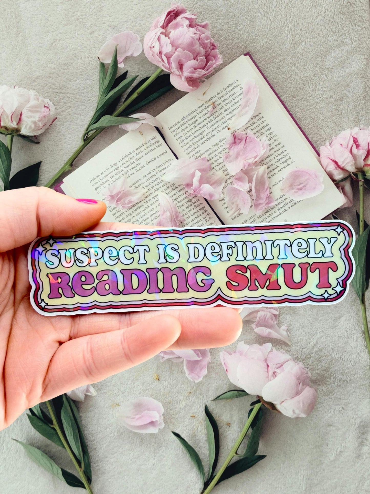 Reading Smut Sticker | Spicy Reader Sticker