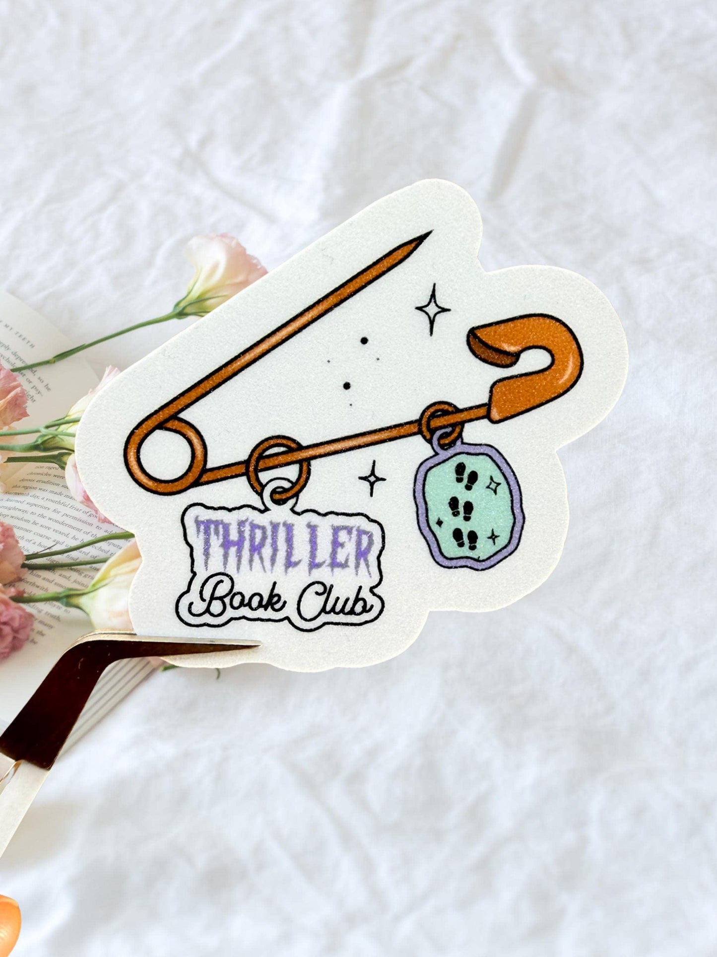 Thriller Book Club Sticker | Gothic Mystery Sticker