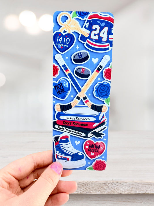 Hockey Romance Bookmark | Sports Romance Bookmark