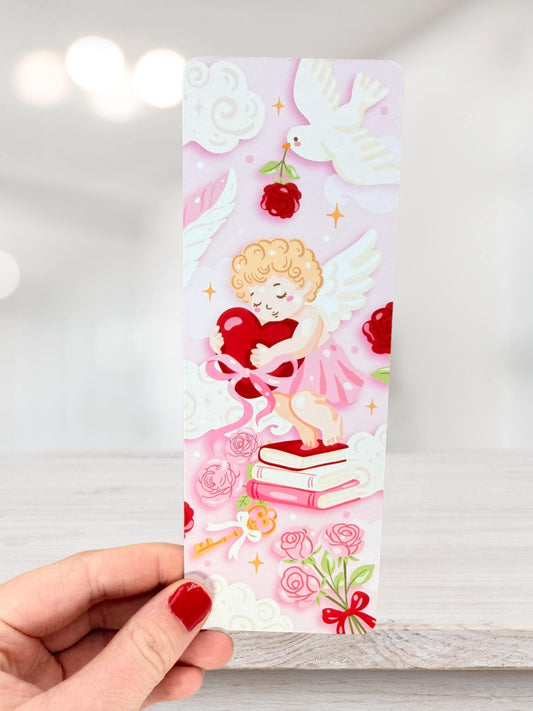 Romantic Cupid Bookmark | Angel Aesthetic Bookmark